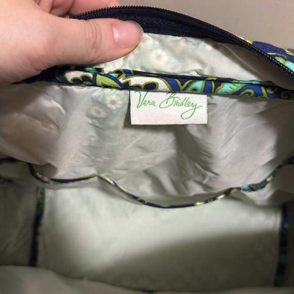 Vera Bradley Diaper Bag - Blue and Green Paisley - Picture 3 of 4